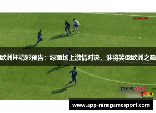 欧洲杯精彩预告：绿茵场上激情对决，谁将笑傲欧洲之巅